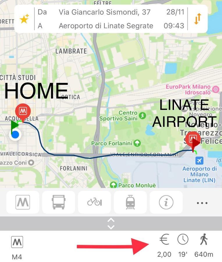 Sismondi Top Apt Mediolan Zewnętrze zdjęcie